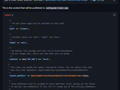 Laravel Web Tinker Screenshot 2