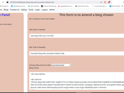 what editing a blog looks like 