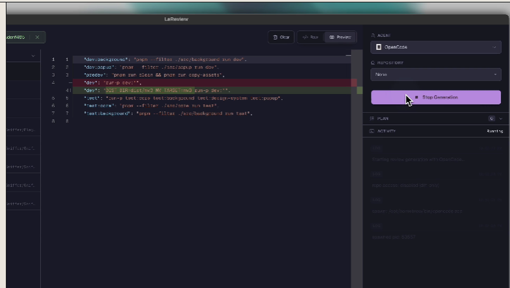 LaReview Screenshot 1