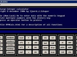 Large integer RPN calculator in 'RPNCalc.zip'