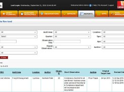 Laser Audit Reporting System - LARS Screenshot 1