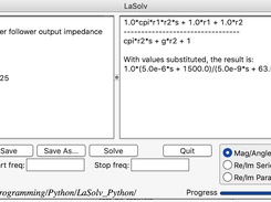 LaSolv simplifies the equation for you