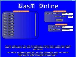 Last Online Demo client (svn development version)