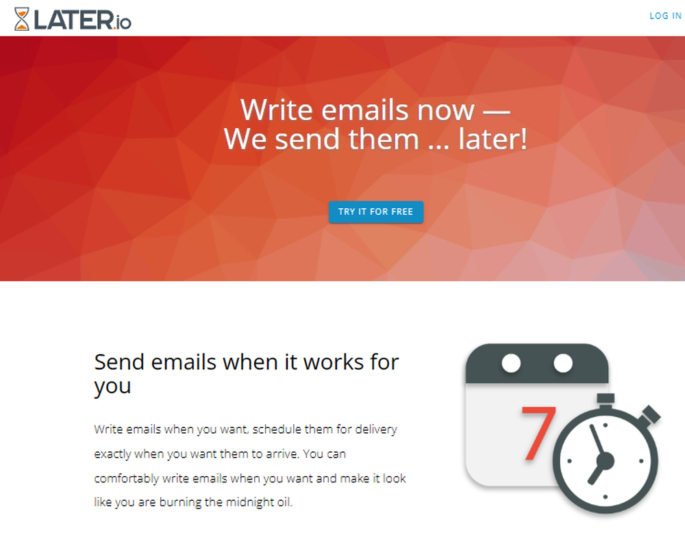 Later.io Screenshot 1