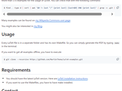 LaTeX Examples Screenshot 1