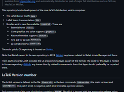 LaTeX2e Kernel Code Repository Screenshot 1