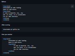 latexindent.pl Screenshot 1