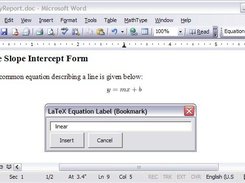 Adding an equation number.