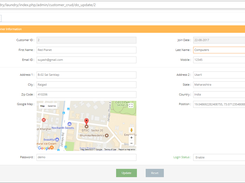 Customer Address Map