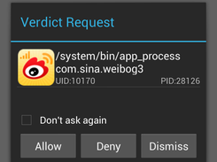 Android App verdict request
