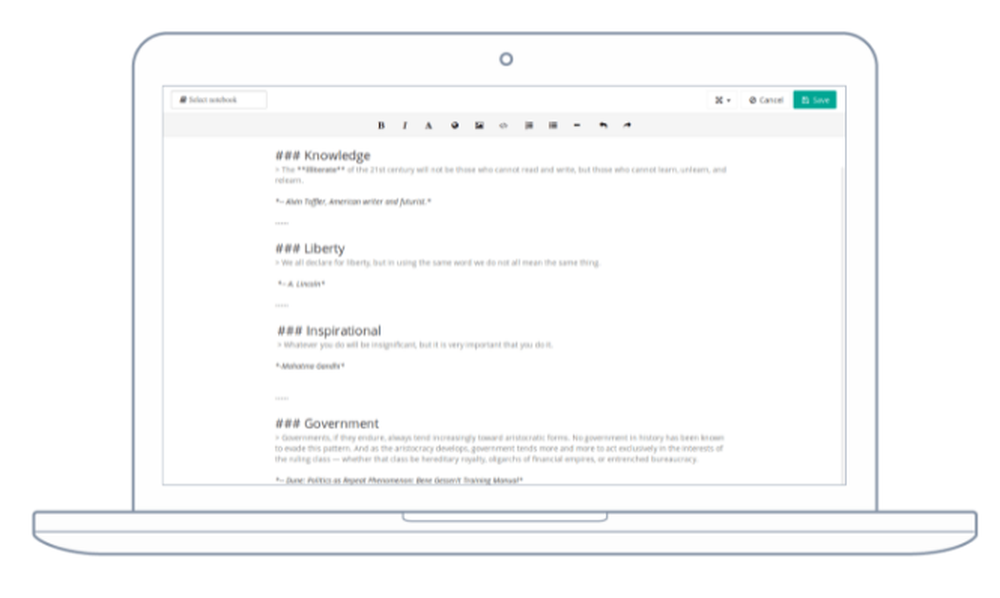 Laverna Screenshot 1