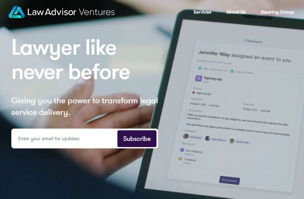 LawAdvisor Ventures Screenshot 1