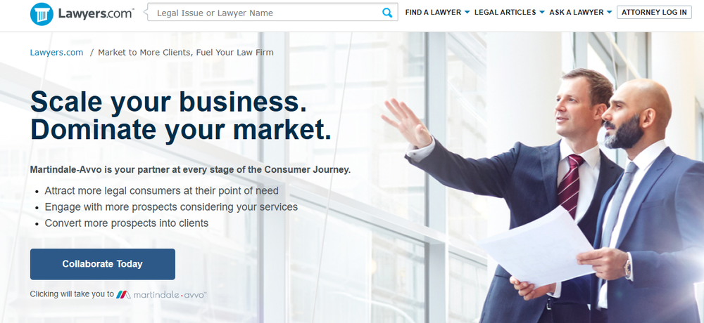 Lawyers.com Screenshot 1