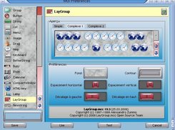 LayGroup preferences panel under MorphOS and MUI 4.0