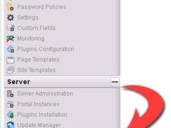 Portlet on Control Panel