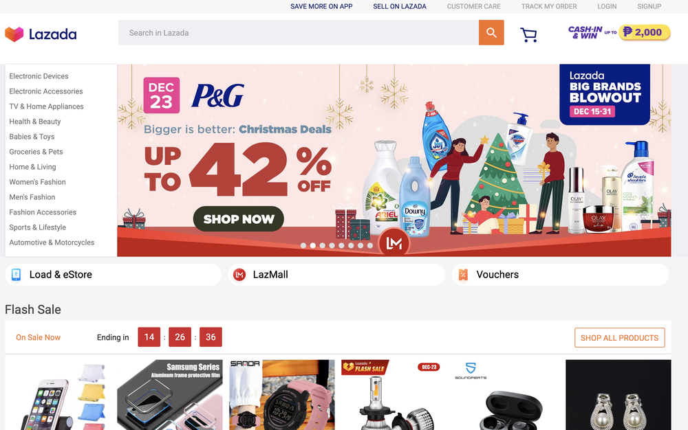 Lazada Screenshot 1