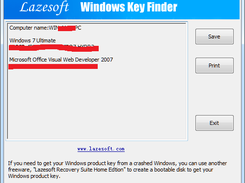 Lazesoft Windows Key Finder Ver 1.7