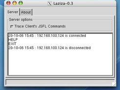 Laziza-0.3 running on MAC OS X
