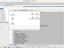 Design time with browser example using the components.