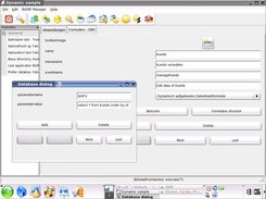 Linux based application designing a small CRM system