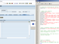 Running a script with new visual design