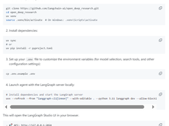 LangChain Open Deep Research Screenshot 1