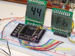 module with 2 LCD displays