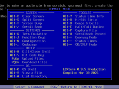 Alt-Z command menu