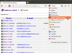 LDAP Address Book Screenshot 1