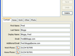 Contact Tab