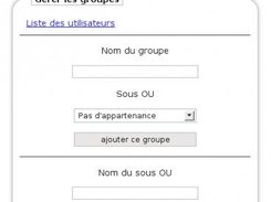 Gestion des groupes (ancienne version)