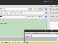 Save Profile function