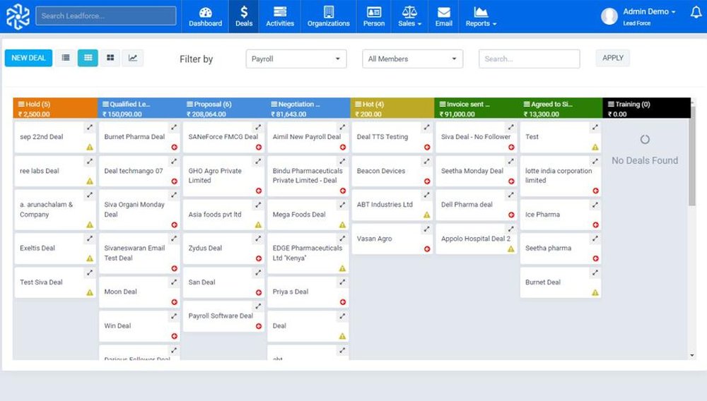 Lead Force Screenshot 1