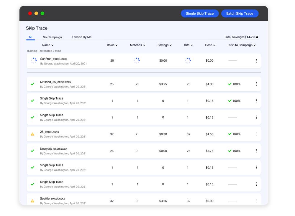 Premium skip tracing 