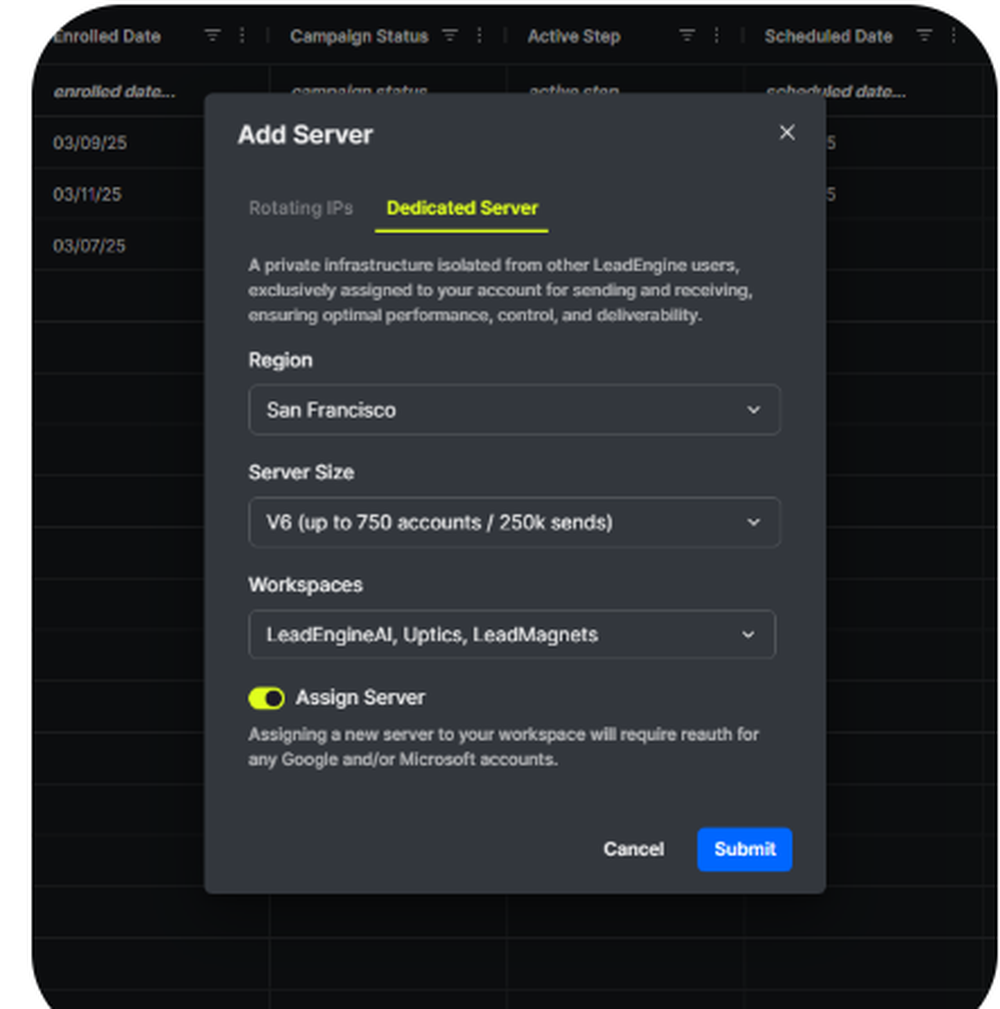 LeadEngine Screenshot 1