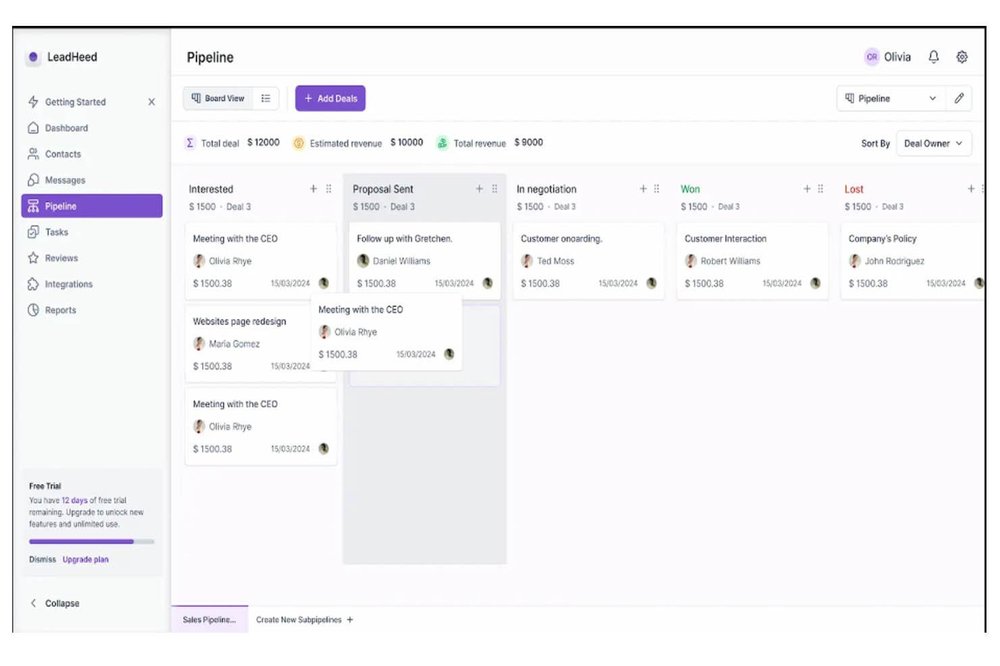 LeadHeed Screenshot 1
