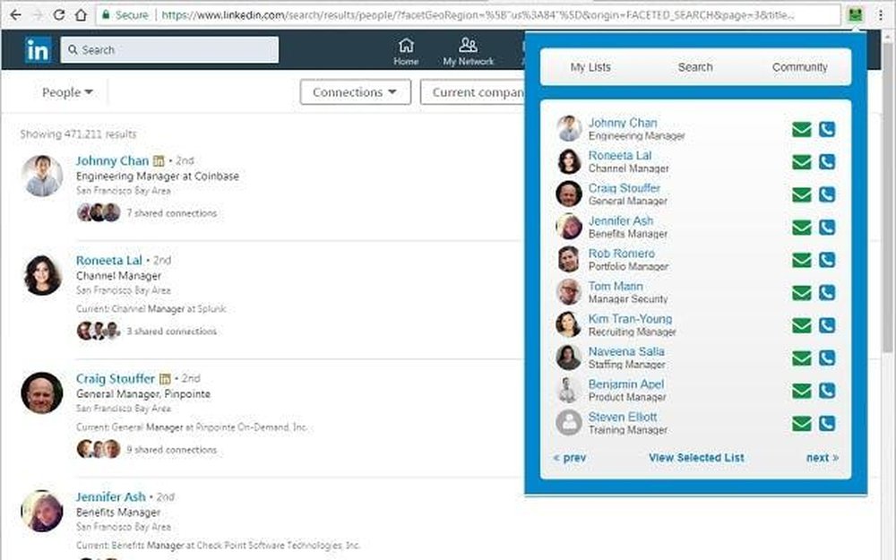 LeadLeaper Screenshot 1