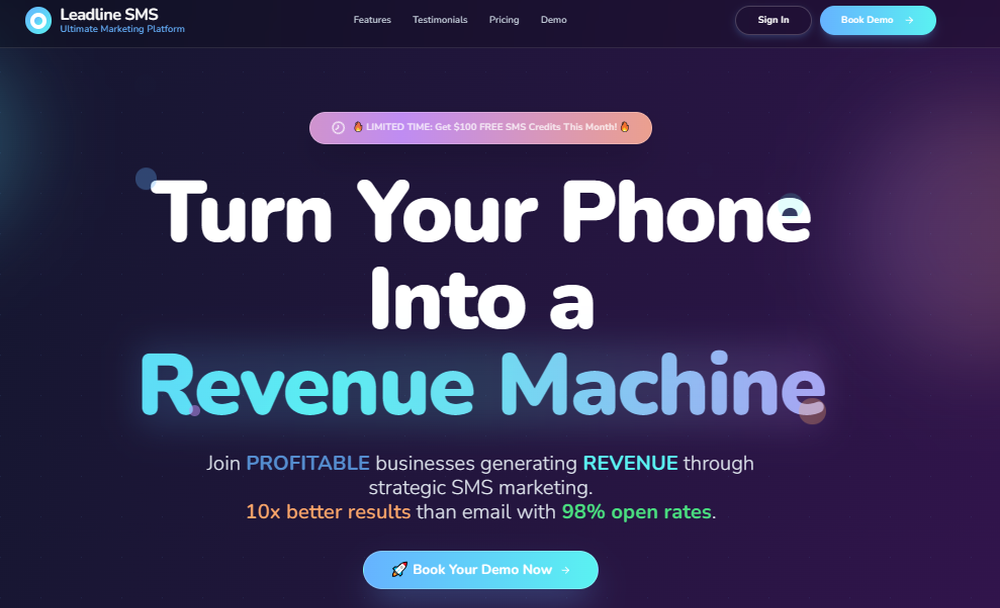 Leadline SMS Screenshot 1