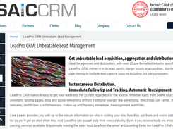 LeadPro CRM Screenshot 1