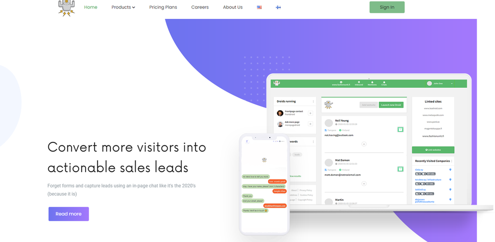 LeaDroid Screenshot 1