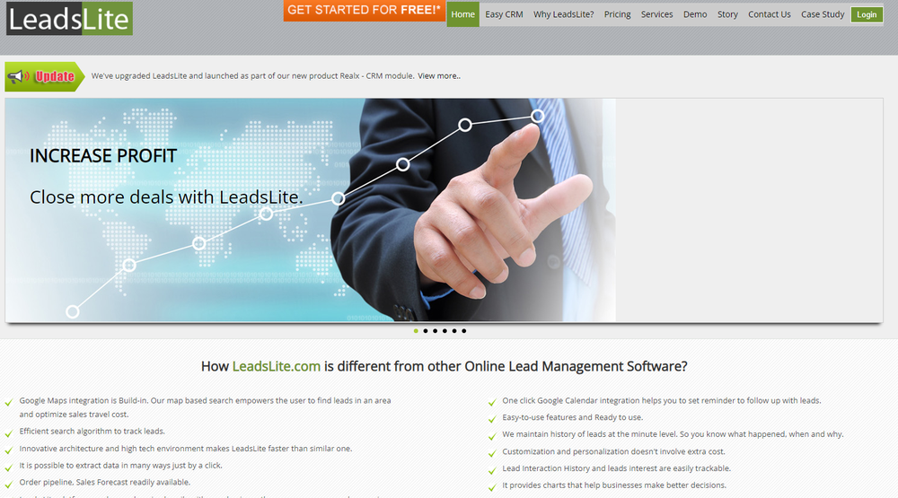 LeadsLite Screenshot 1