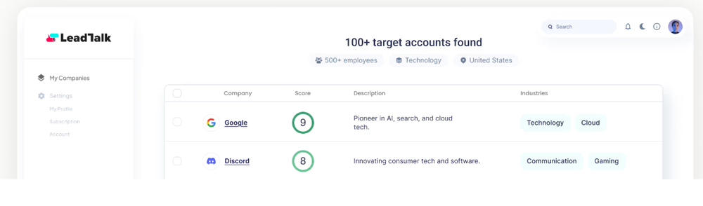 LeadTalk Screenshot 1