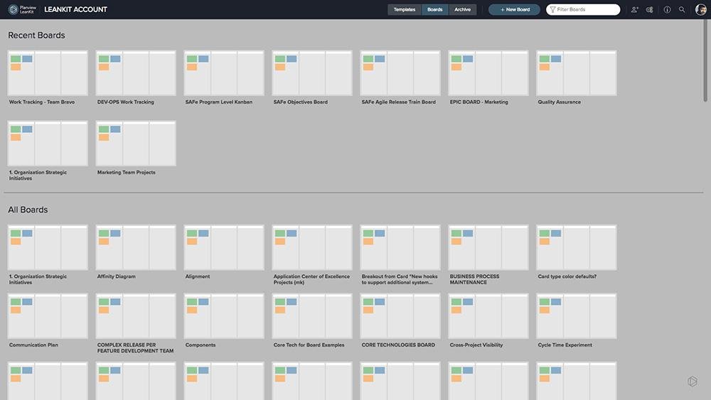 Planview LeanKit Screenshot 1