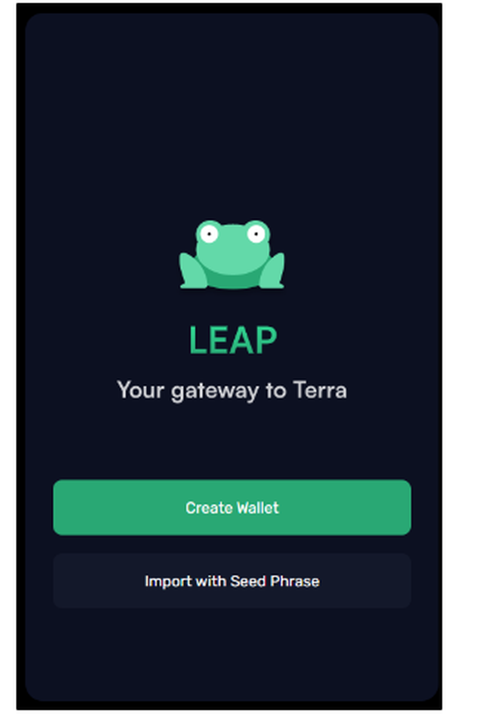 Leap Wallet Screenshot 1