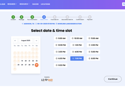 LEAP360 easy booking and scheduling