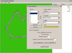 The race options dialog