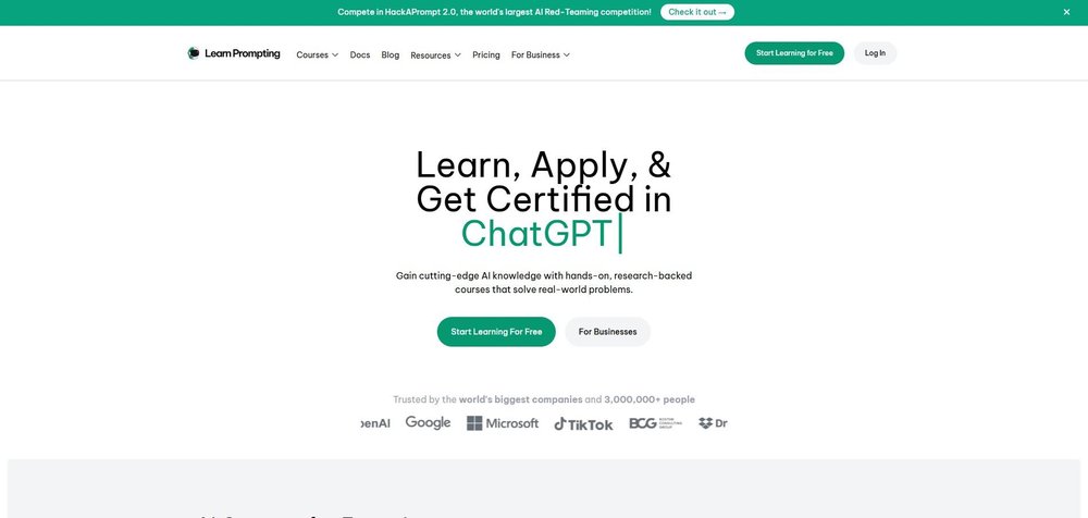 Learn Prompting Screenshot 1