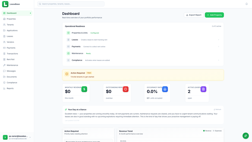 LeaseBase Screenshot 1