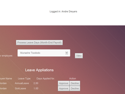 LeaveManager SA Screenshot 5