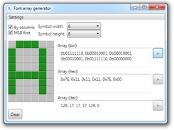 LED panel font generator Screenshot 1